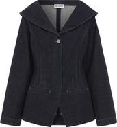 ALIGNE Elle Shawl Collar Denim Jacket