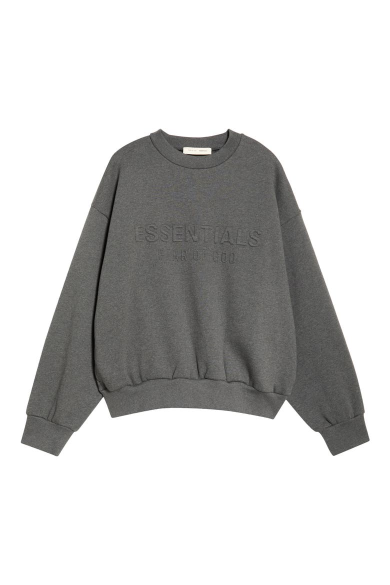 FOG  essentials Crew Neck Sweatshirt グレー Fear of God Essentials Classic Fit Fleece Crewneck Sweatshirt (Men