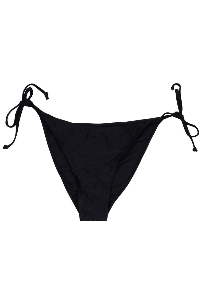 Solid Womens Bikini Bottom, Alternate, color, Black