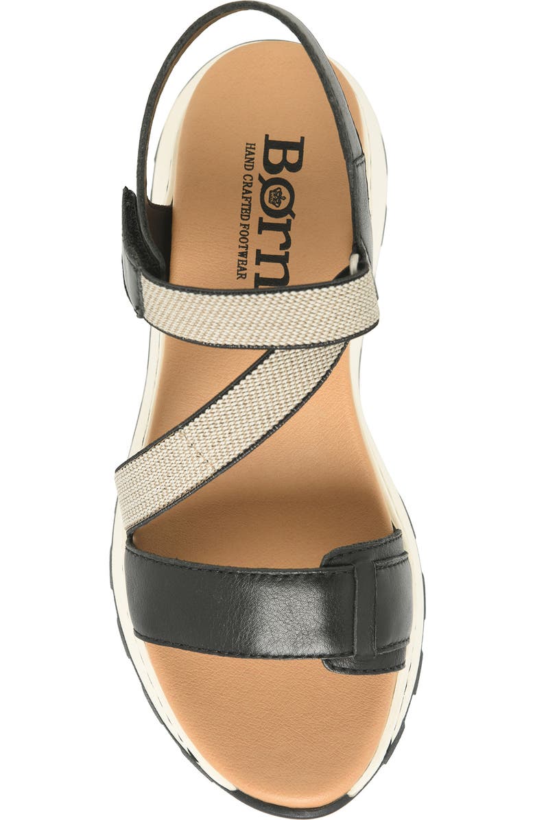 Børn Mady Wedge Sandal, Alternate, color, Black Combo
