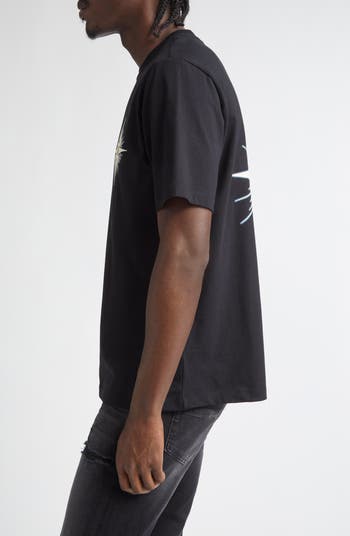 【AMIRI】Starburst Tシャツ ブラック コットン クルーネック AMIRI Starburst Graphic T-Shirt | Nordstrom