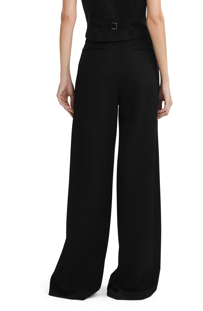 rag & bone Sofie High Waist Ponté Wide Leg Pants, Alternate, color, 