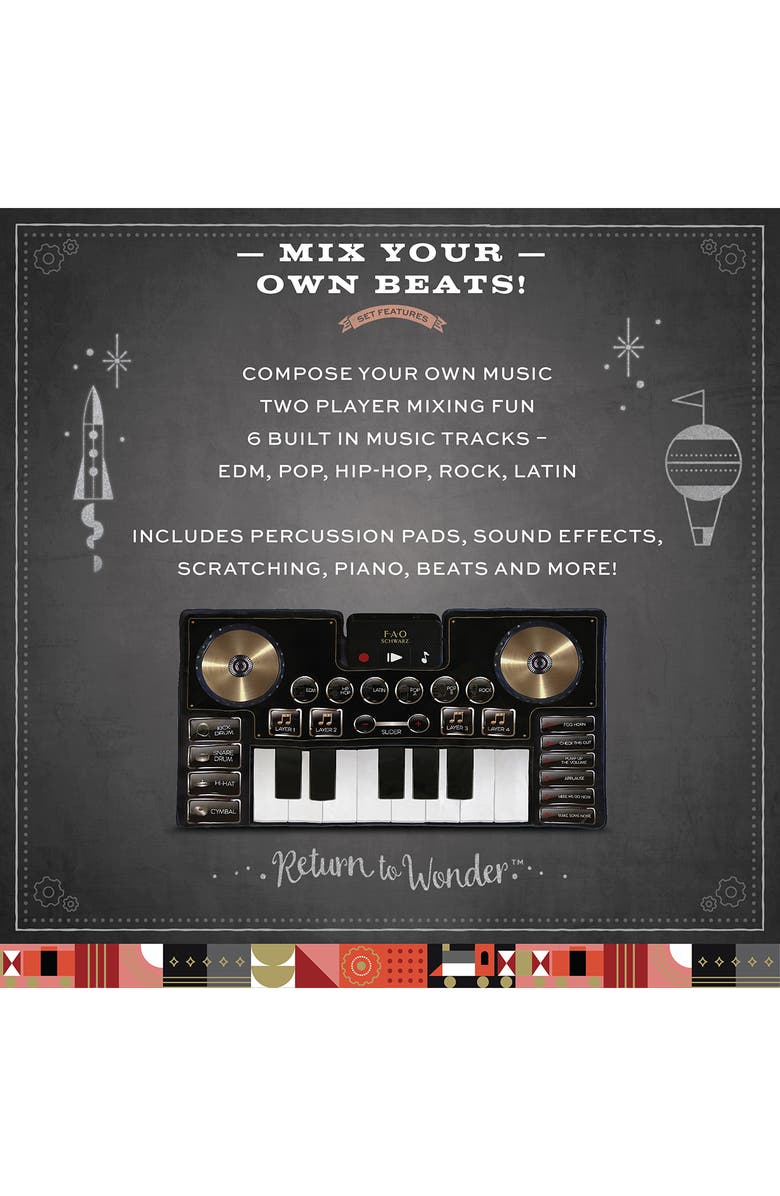 FAO Schwarz Toy Music Mat DJ Mixer, Alternate, color, 