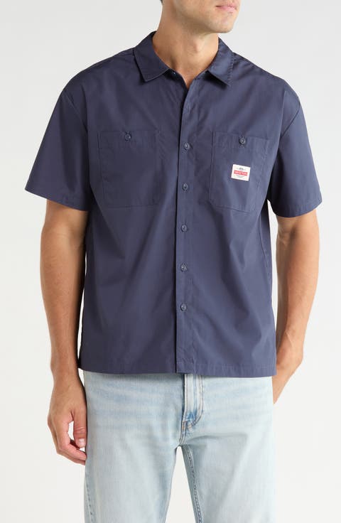 Trademark Short Sleeve Button Up Shirt