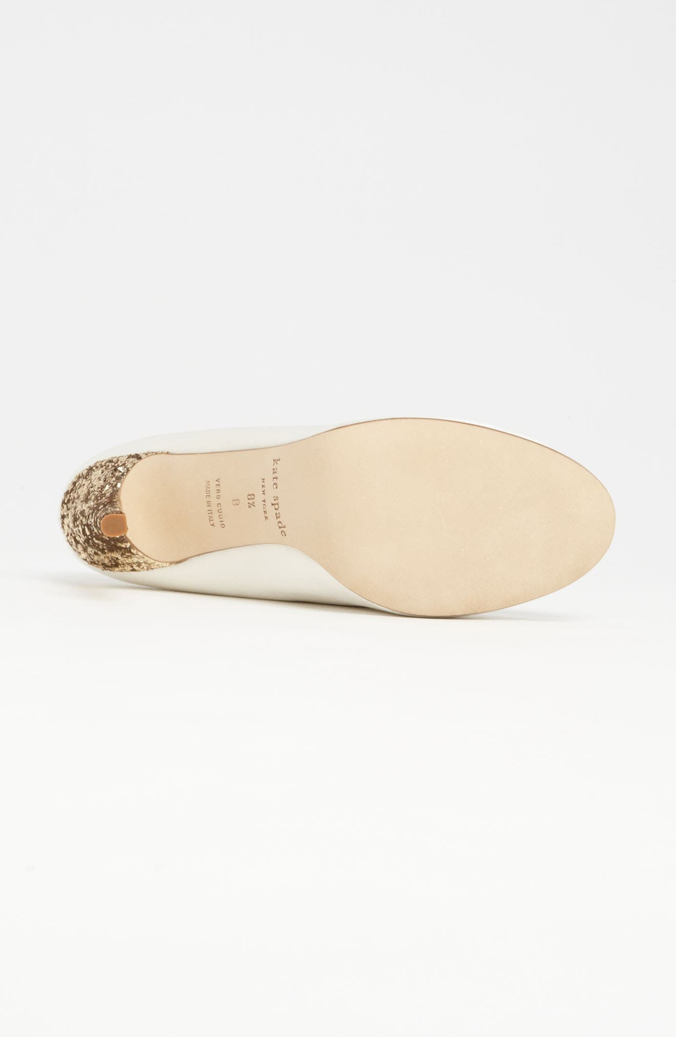 'karolina' pump, Alternate, color, IVORY SATIN/ GOLD GLITTER