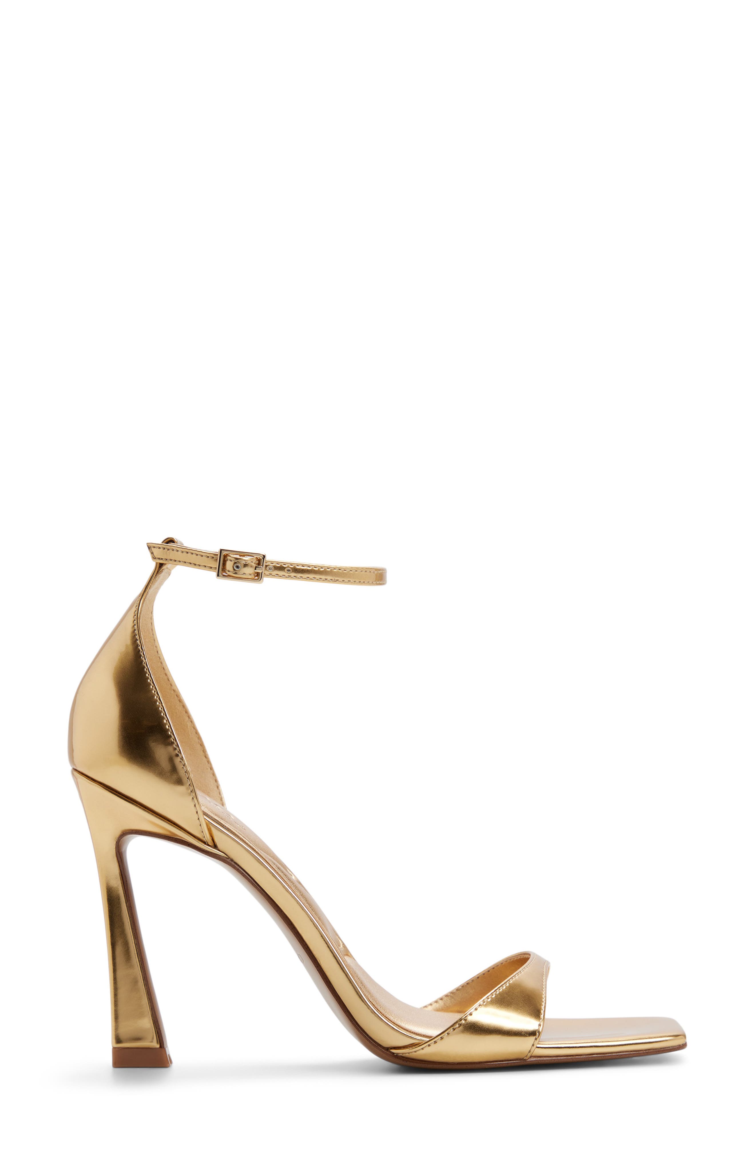 Evvie Ankle Strap Sandal, Alternate, color, GOLD