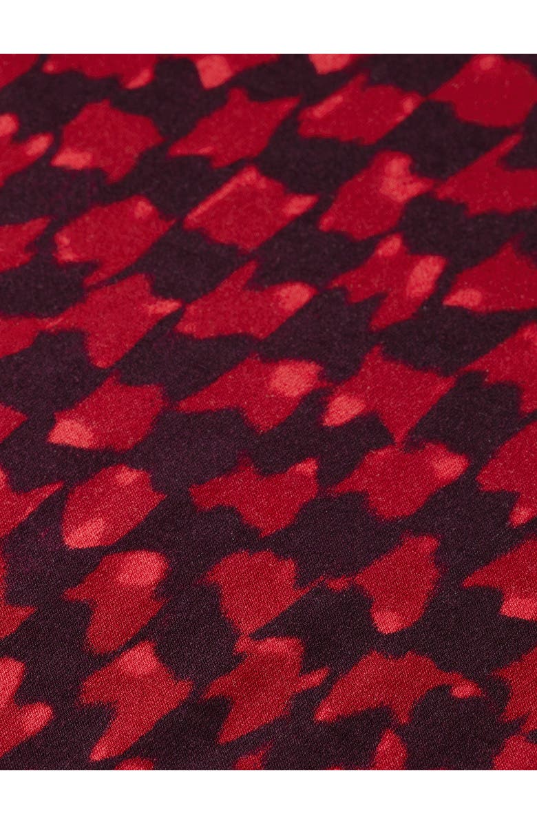 Scotch & Soda Ikat Checkerboard Mock Neck Top, Alternate, color, Ikat Checkerboard Pink