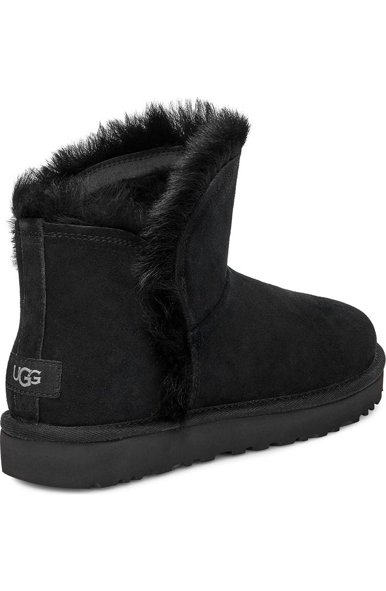 UGG<sup>®</sup> Classic Mini Fluff Genuine Shearling Bootie, Alternate, color,