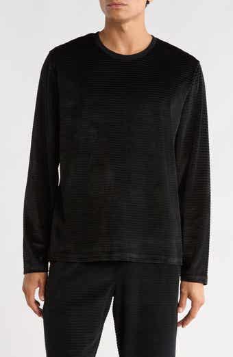 Daniel Buchler Textured Crewneck Sweatshirt