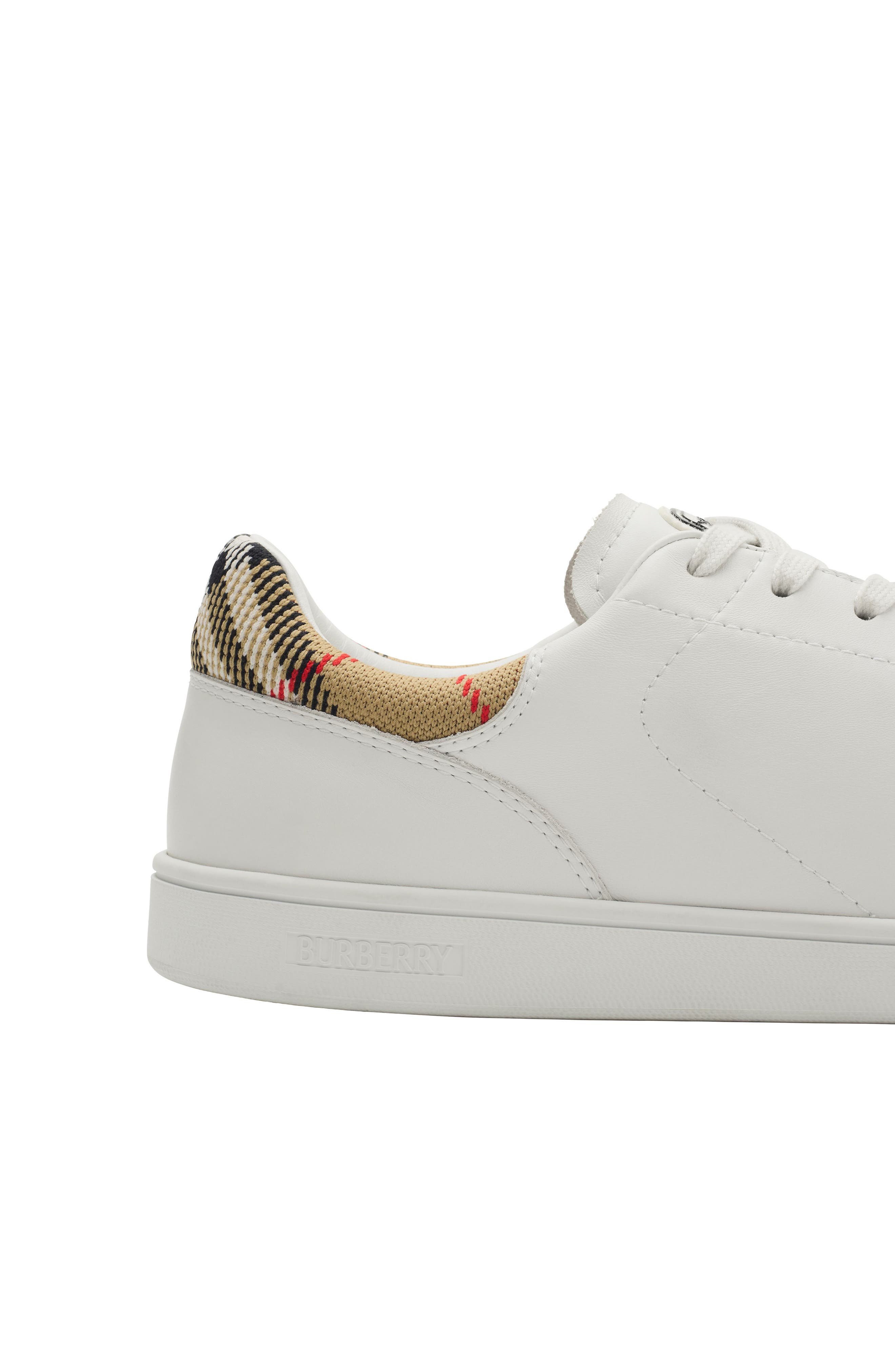 Burberry Set Low Top Sneaker, Alternate, color, White/ Sand Ip Check