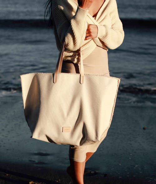 Graf & Lantz Graf Lantz Hana Canvas Boat Bag In Natural