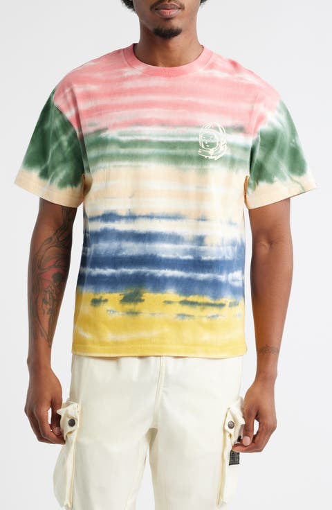 Island Tie Dye Stripe Graphic T-Shirt