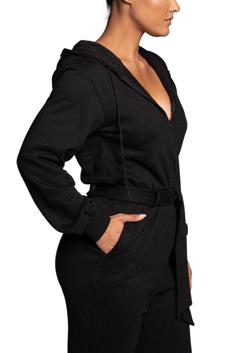 JLUXLABEL Crop Fleece Hoodie, Alternate, color,