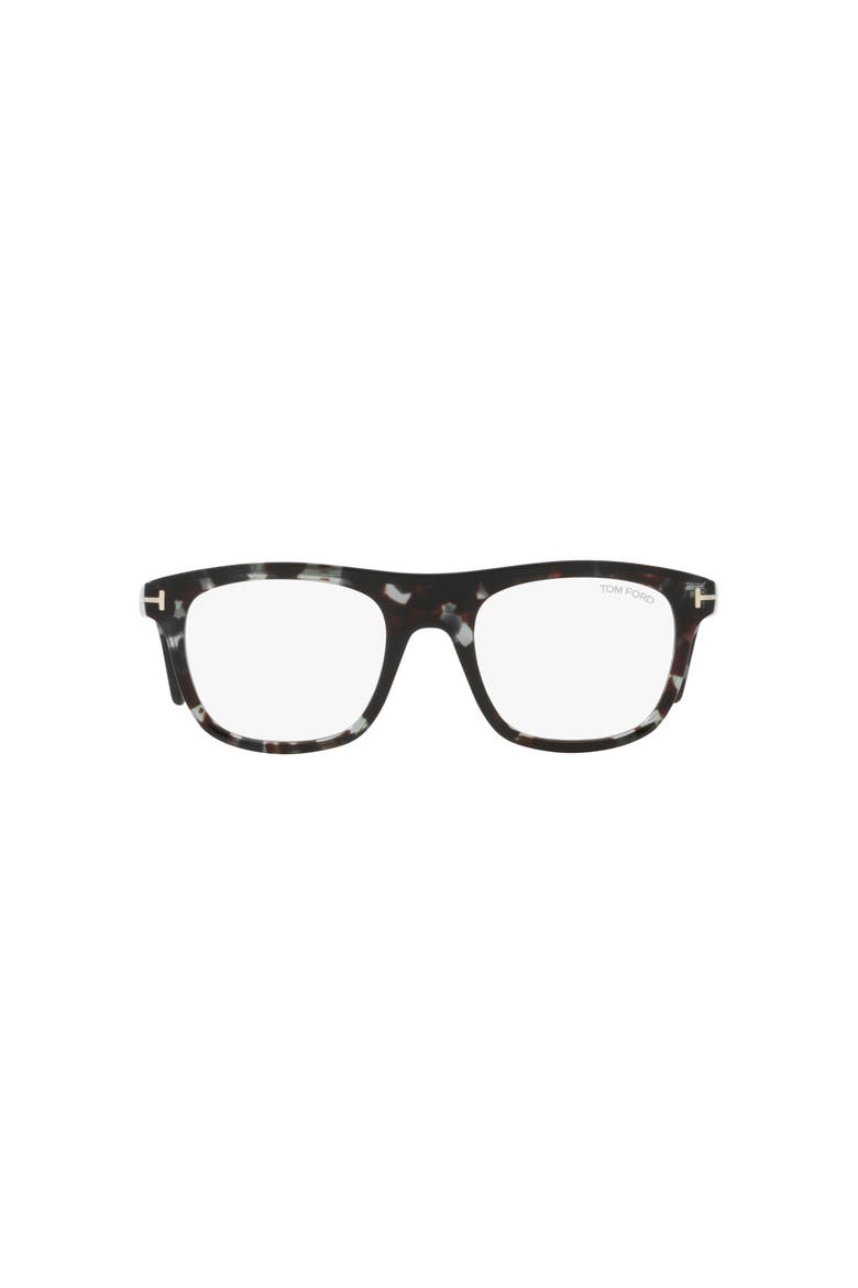 52mm Square optical glasses, Alternate, color, Tortoise