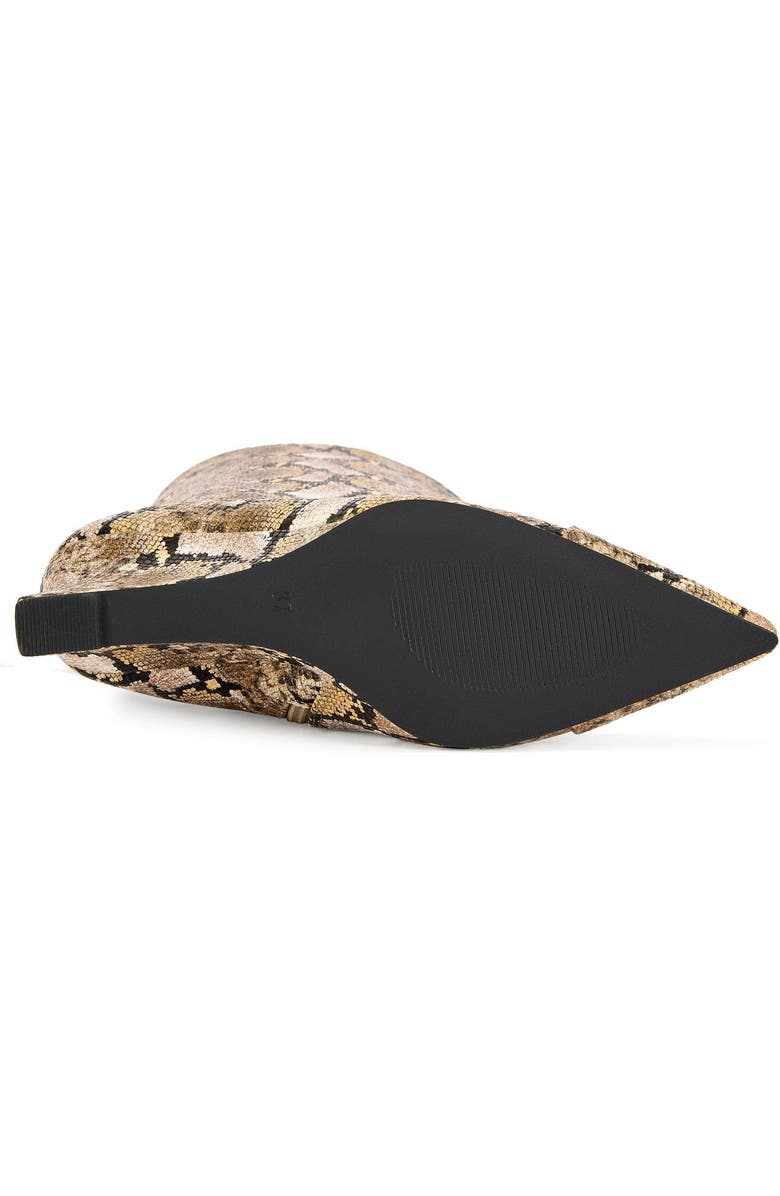 AZALEA WANG Vinci Wedge Bootie, Alternate, color, Beige Multi