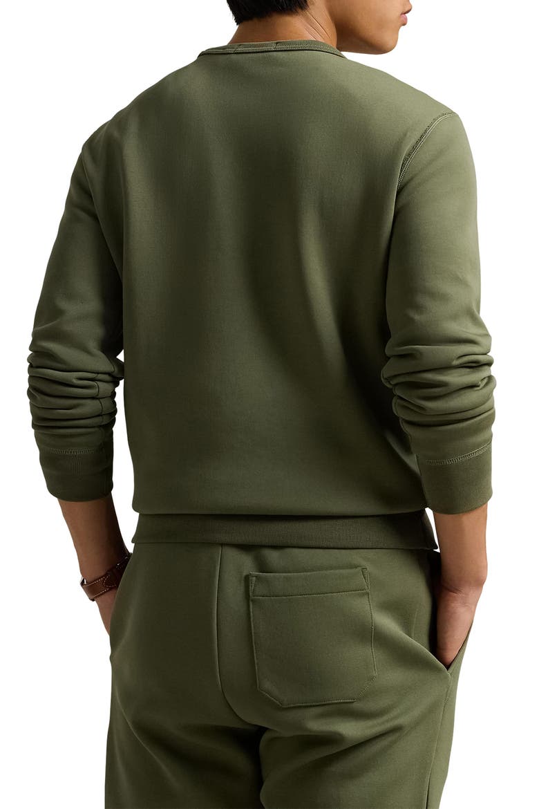 Logo Graphic Sweatshirt, Alternate, color, THERMAL GREEN