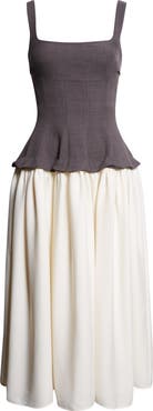 Stine Goya Mixed Media Corset Dress