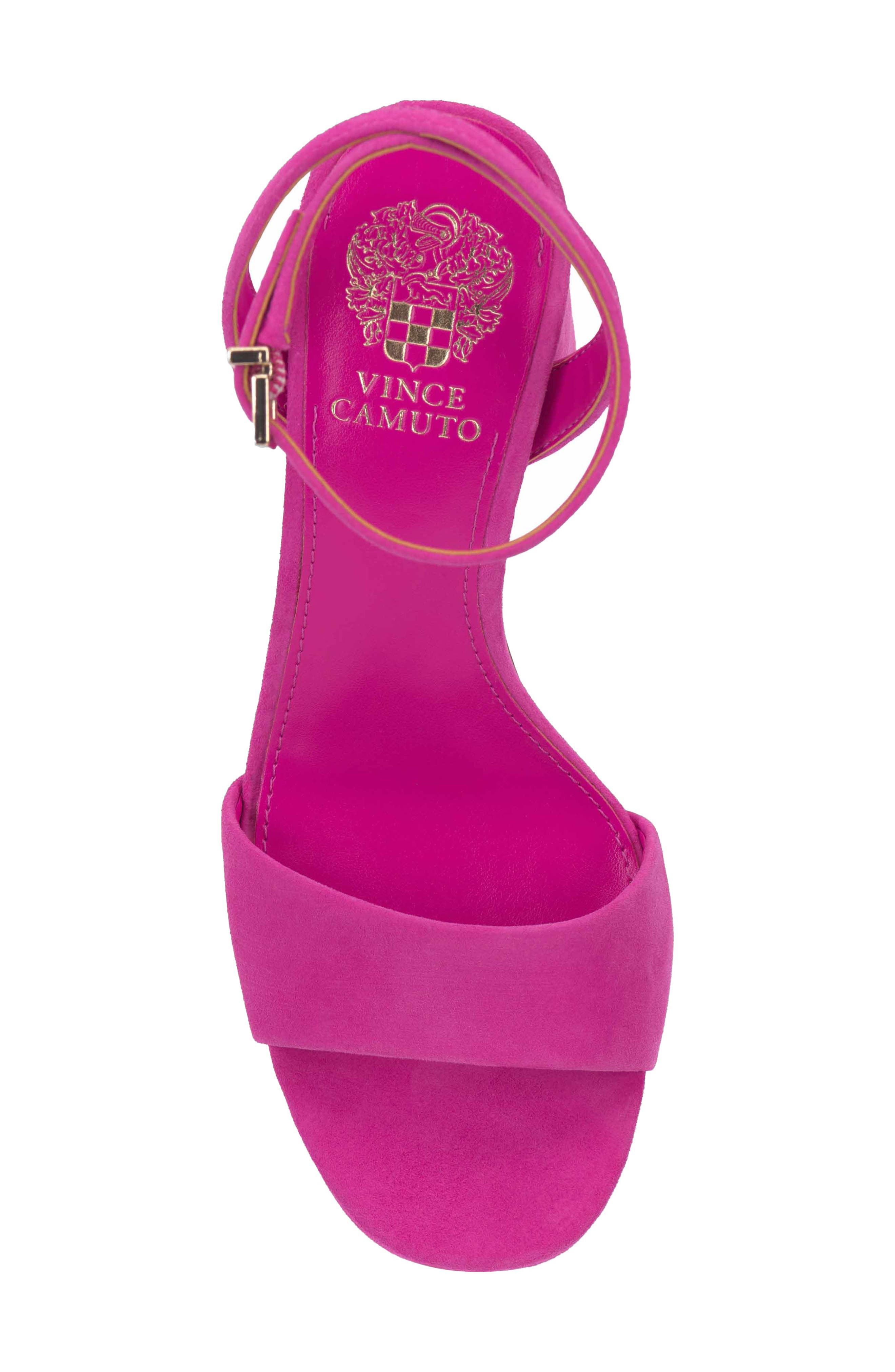 Vince Camuto Pendry Ankle Strap Platform Sandal, Alternate, color, Mulberry