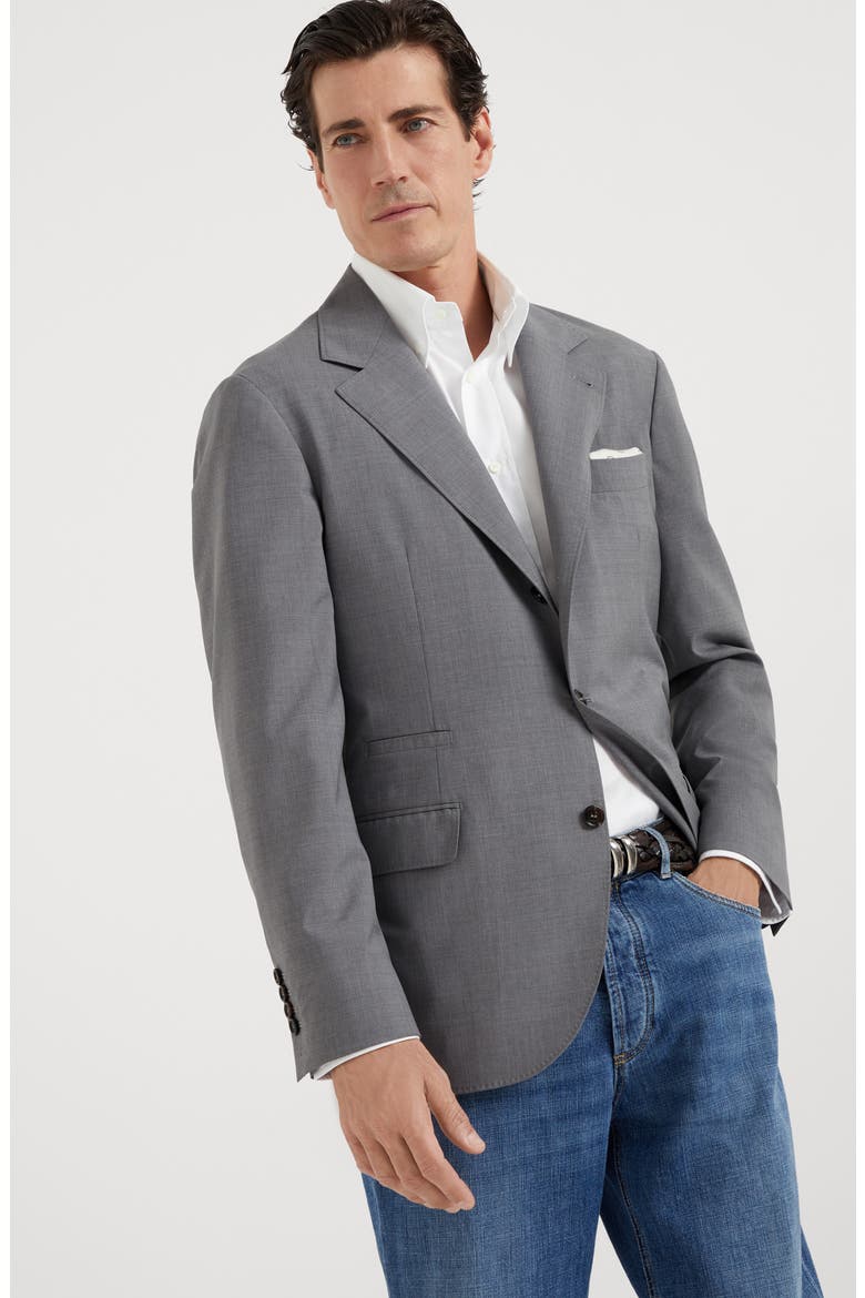 Deconstructed blazer, Alternate, color, Grey