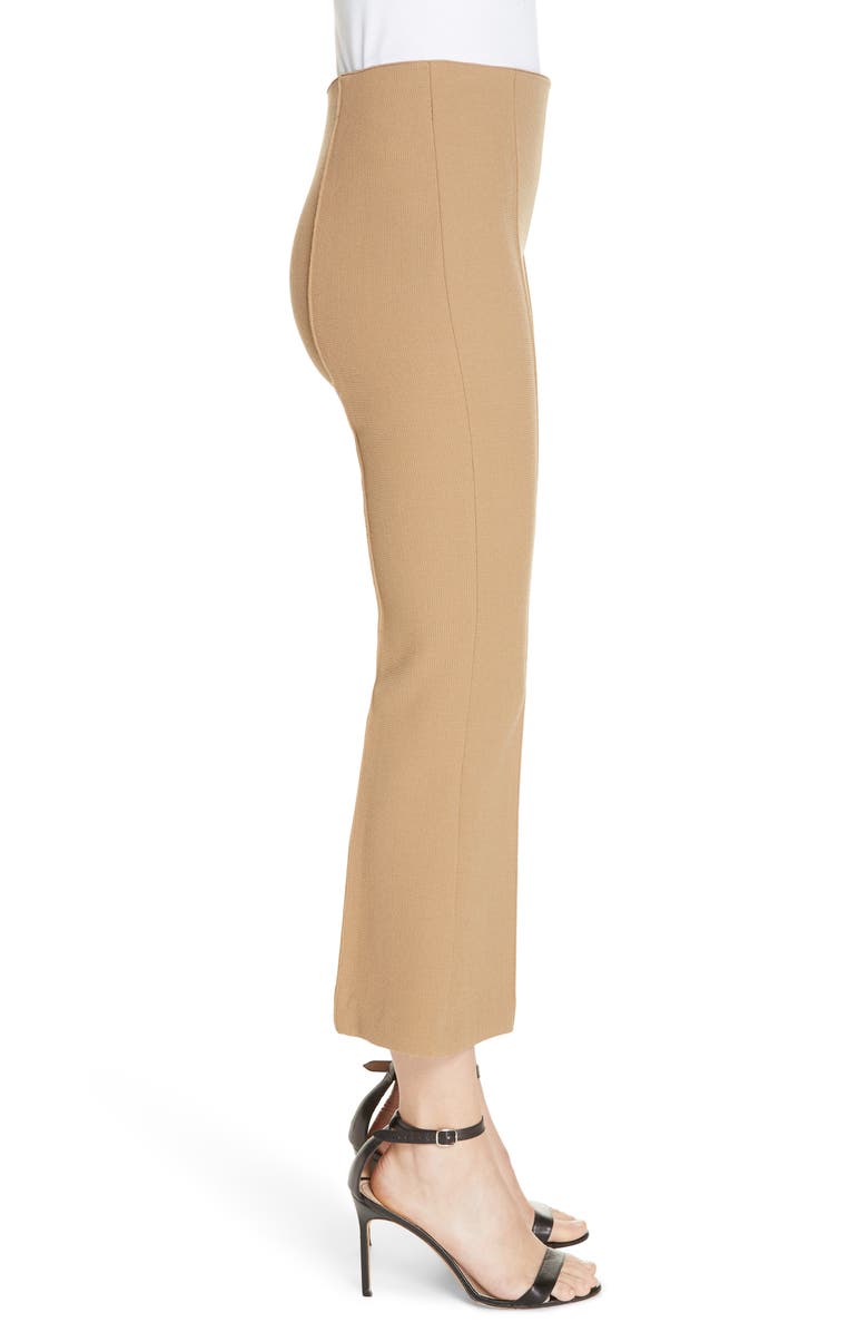 Smythe Pintuck Crop Flare Pants, Alternate, color, 