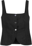 Alex Mill Luna Crop Linen Tank