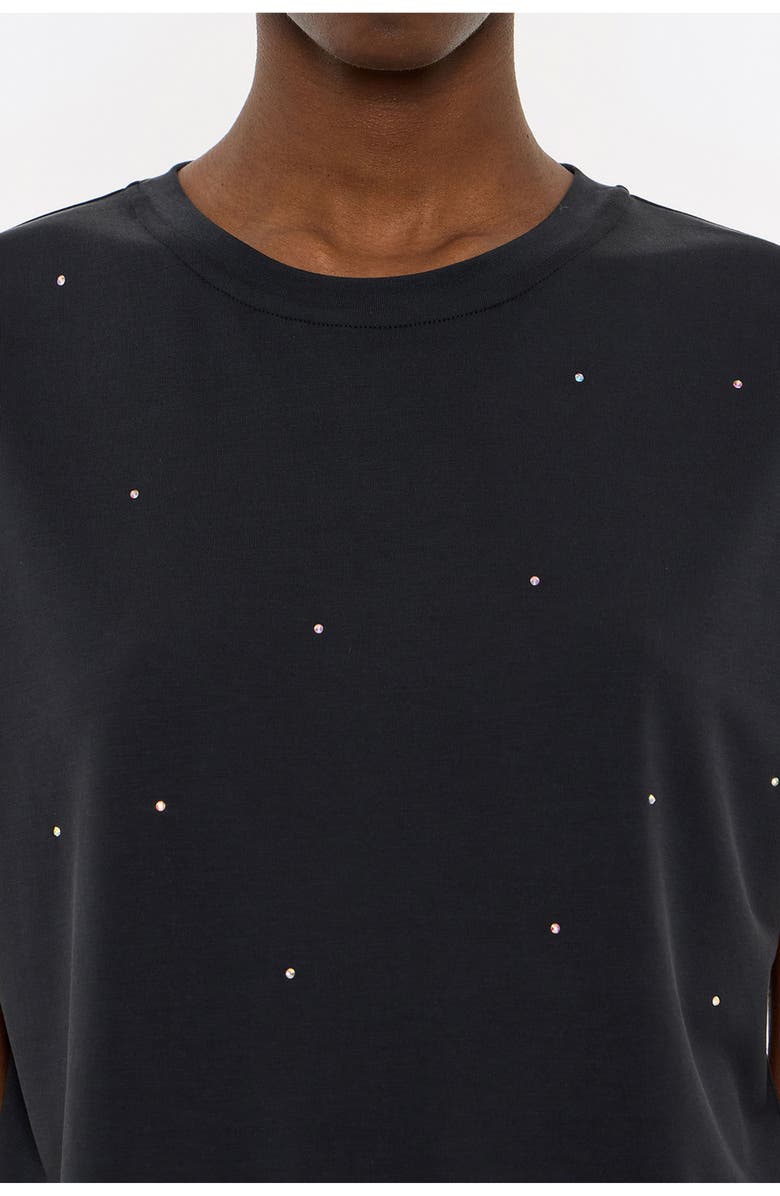 Bimba y Lola Stones T-Shirt, Alternate, color, Washed Black