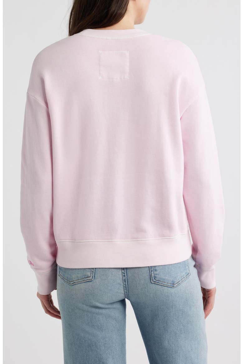 Marina Del Mar Cotton Sweatshirt, Alternate, color, CYBER LIGHT