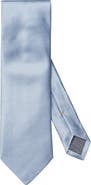Eton Light Blue Solid Silk Twill Tie
