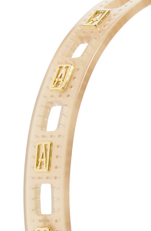 Alexandre De Paris Swarovski Crystal Headband In Sand
