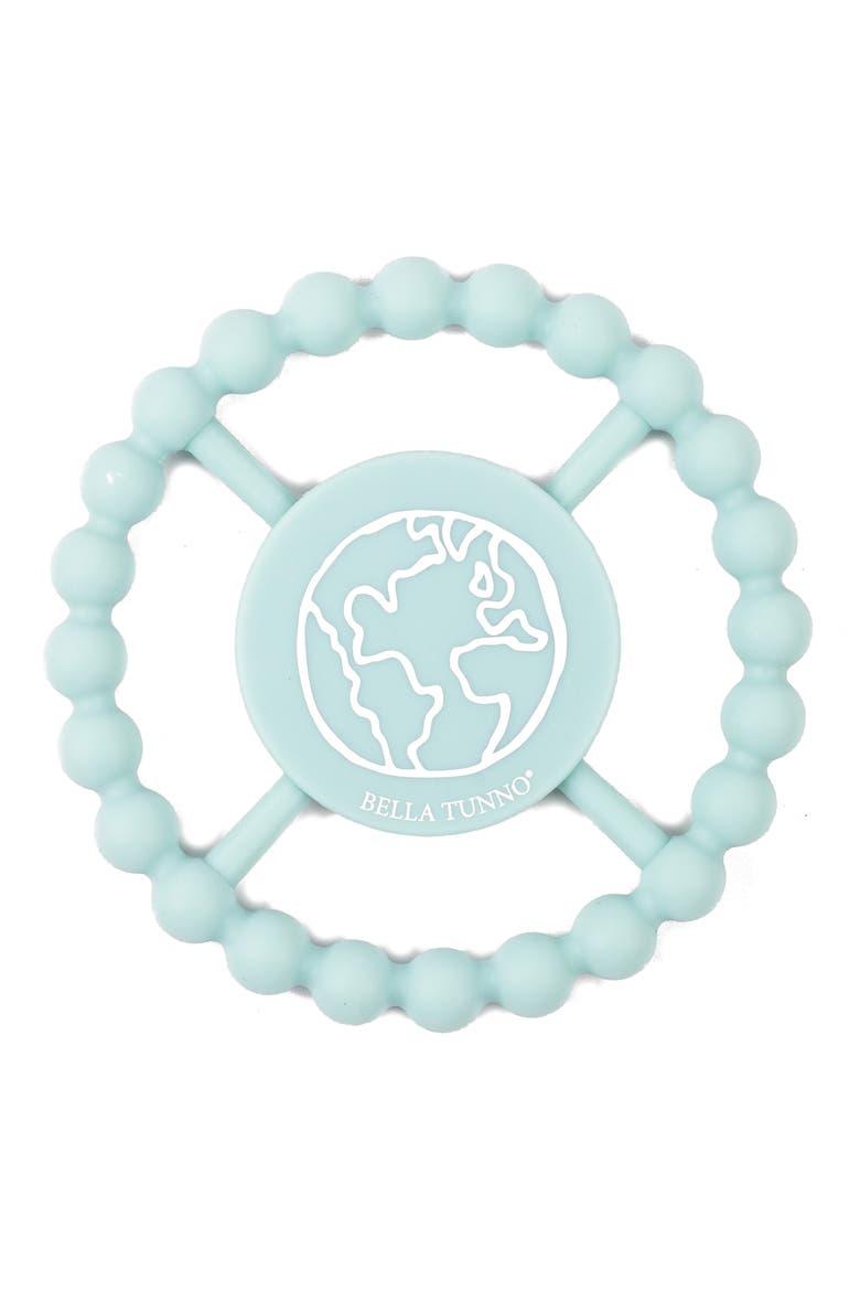 World Changer Silicone Teether, Alternate, color, AQUA