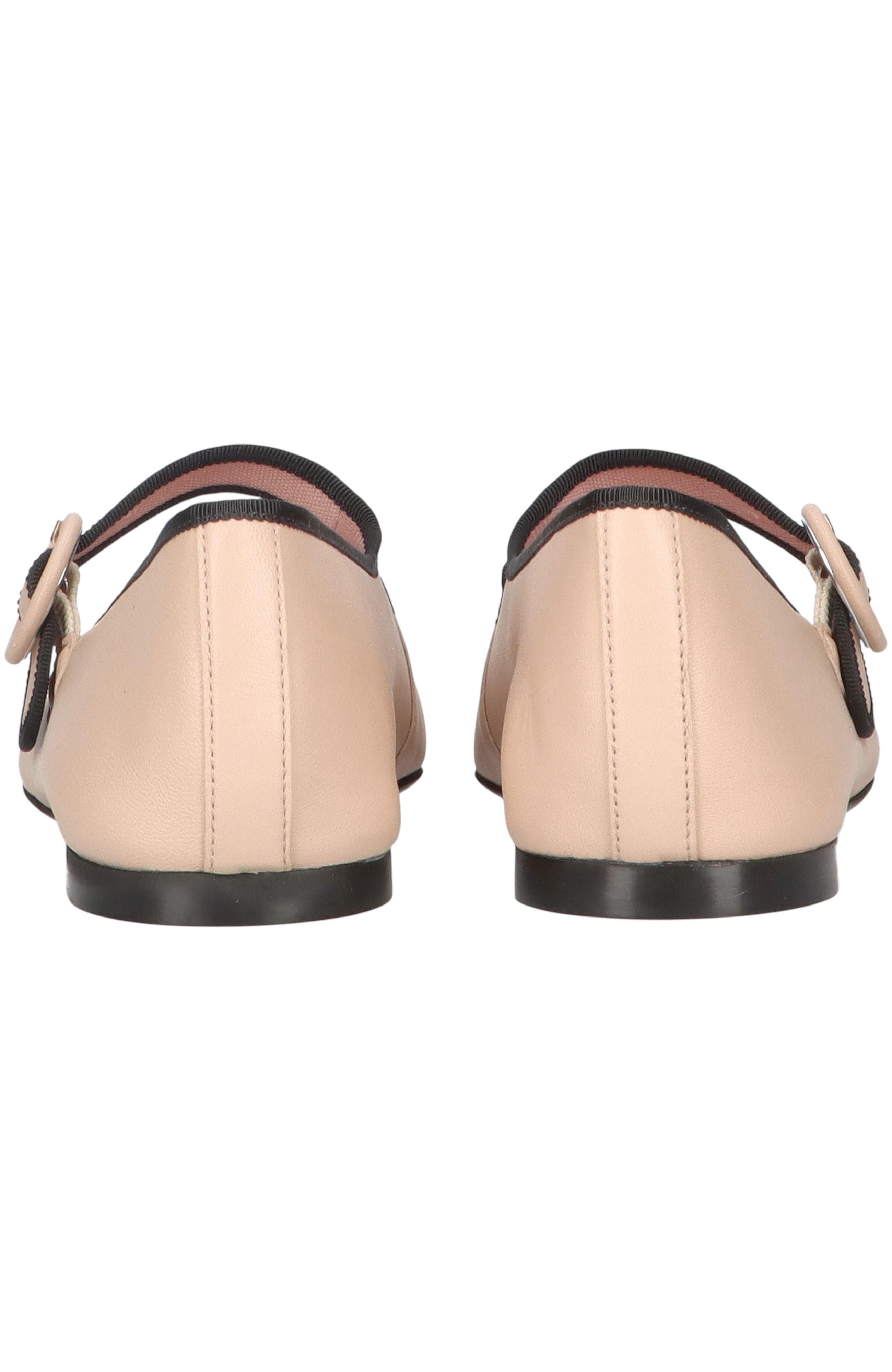 Pretty Ballerinas Square Toe Leather Mary Jane, Alternate, color, Beige