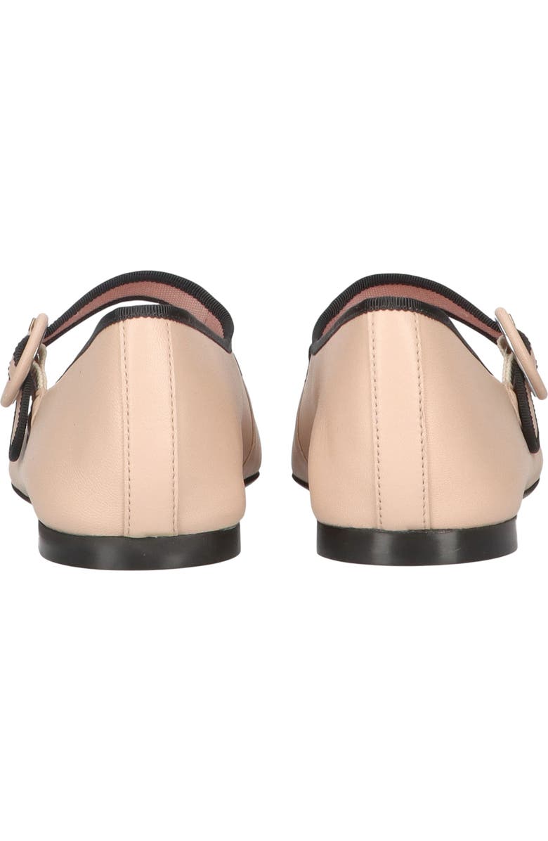 Pretty Ballerinas Square Toe Leather Mary Jane, Alternate, color, Beige
