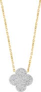EFFY Diamond Pavé Clover Pendant Necklace - 0.46ct.