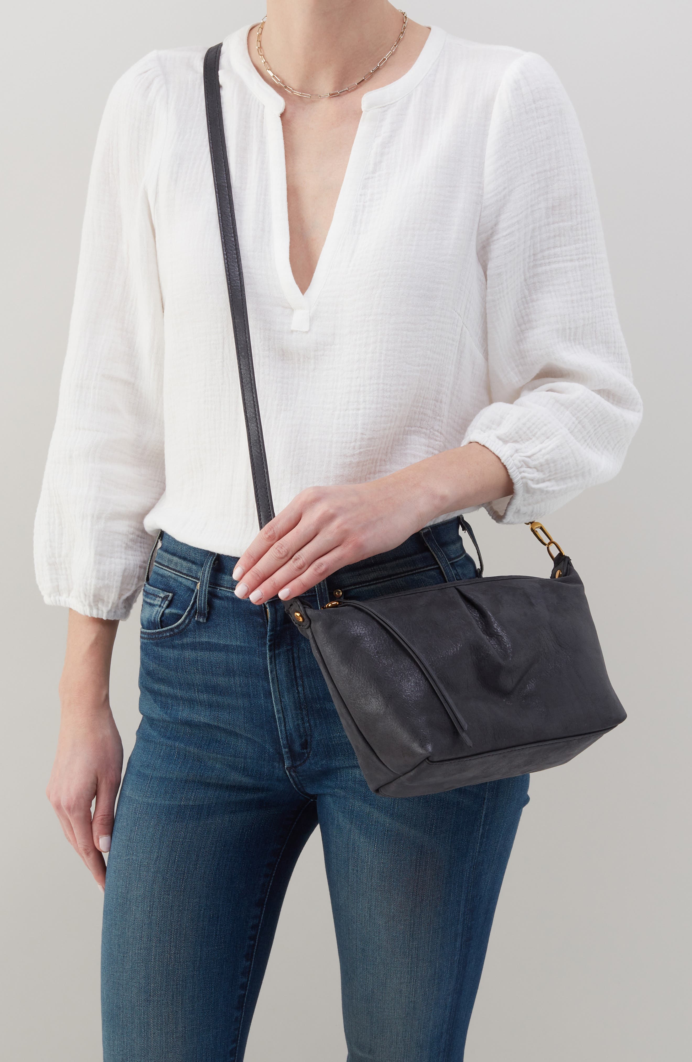 HOBO Kirby Leather Crossbody Bag, Alternate, color, 