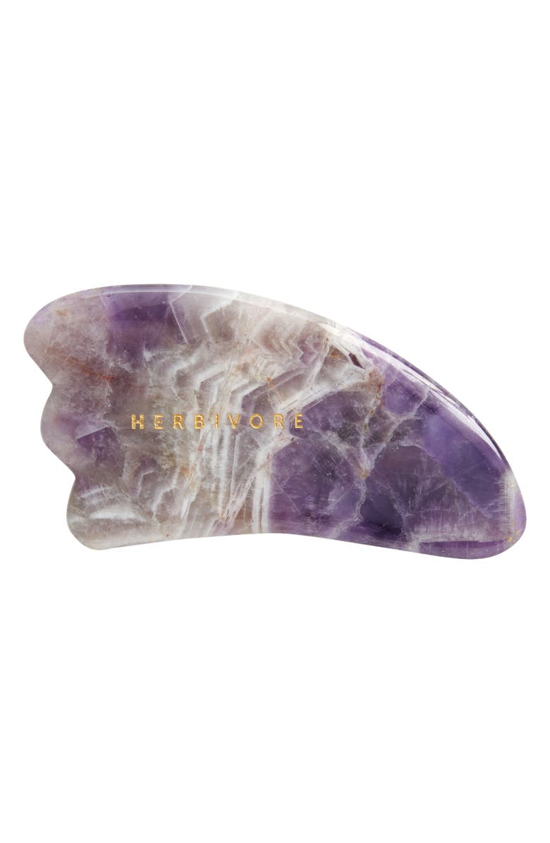 Herbivore Botanicals Amethyst Gua Sha Facial Sculpting Tool, Main, color, 