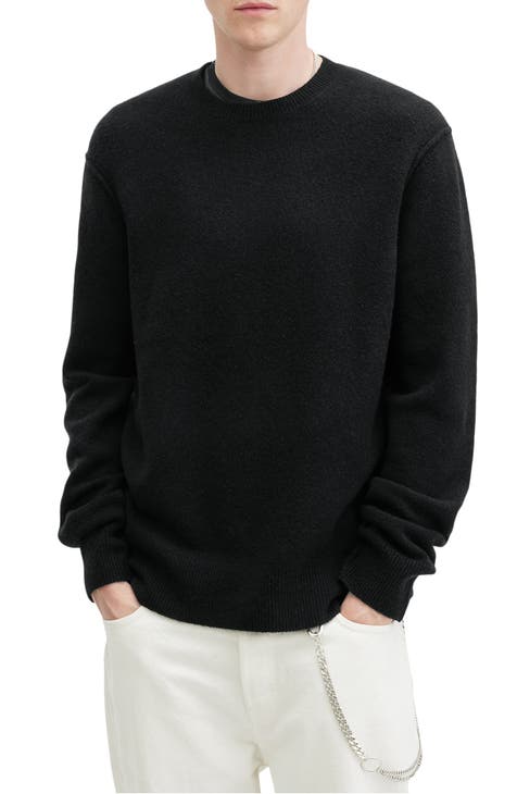 Mens All Saints Minus Crew Sweater popular medium