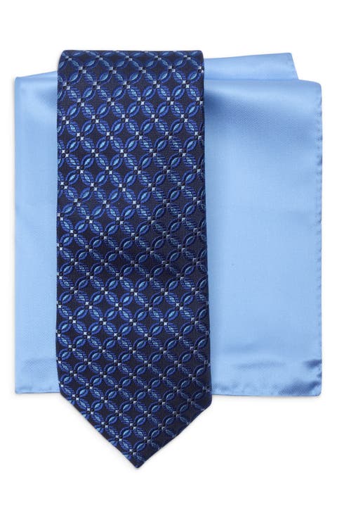 Silk Blend Tie & Pocket Square Box Set