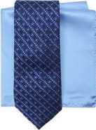 Ted Baker London Silk Blend Tie & Pocket Square Box Set