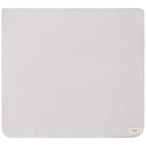 Pointelle Ribbed Blanket