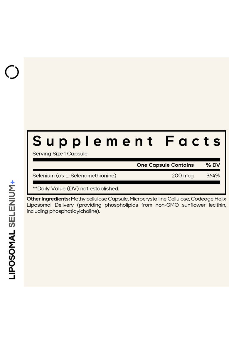Liposomal Selenium Trace Mineral  Supplement, Alternate, color, White