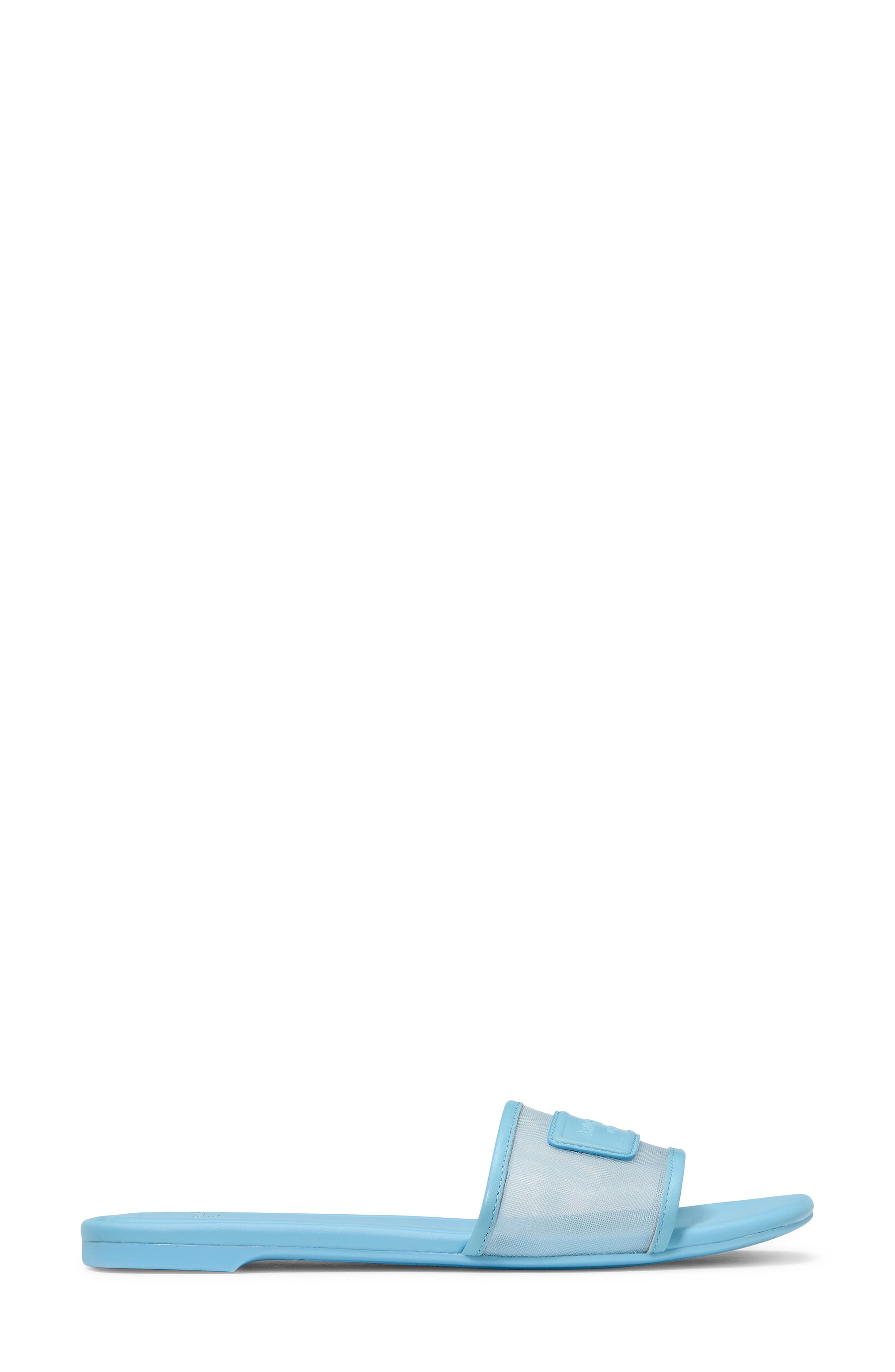 breezy mesh slide sandal, Alternate, color, PRISTINE POOL