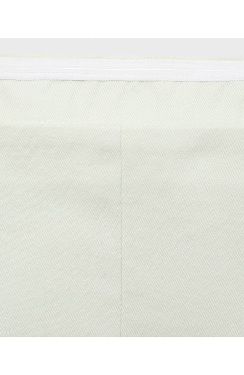 MANGO Strapless Flared Top, Alternate, color, Pastel Green