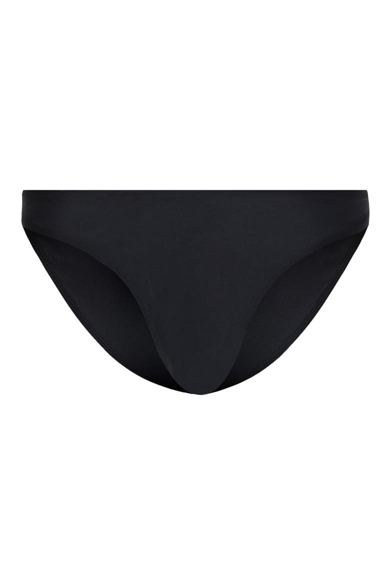 Solid Margot Bikini Bottoms, Alternate, color, BLACK