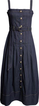 Cinq à Sept Branwen Denim A-Line Dress