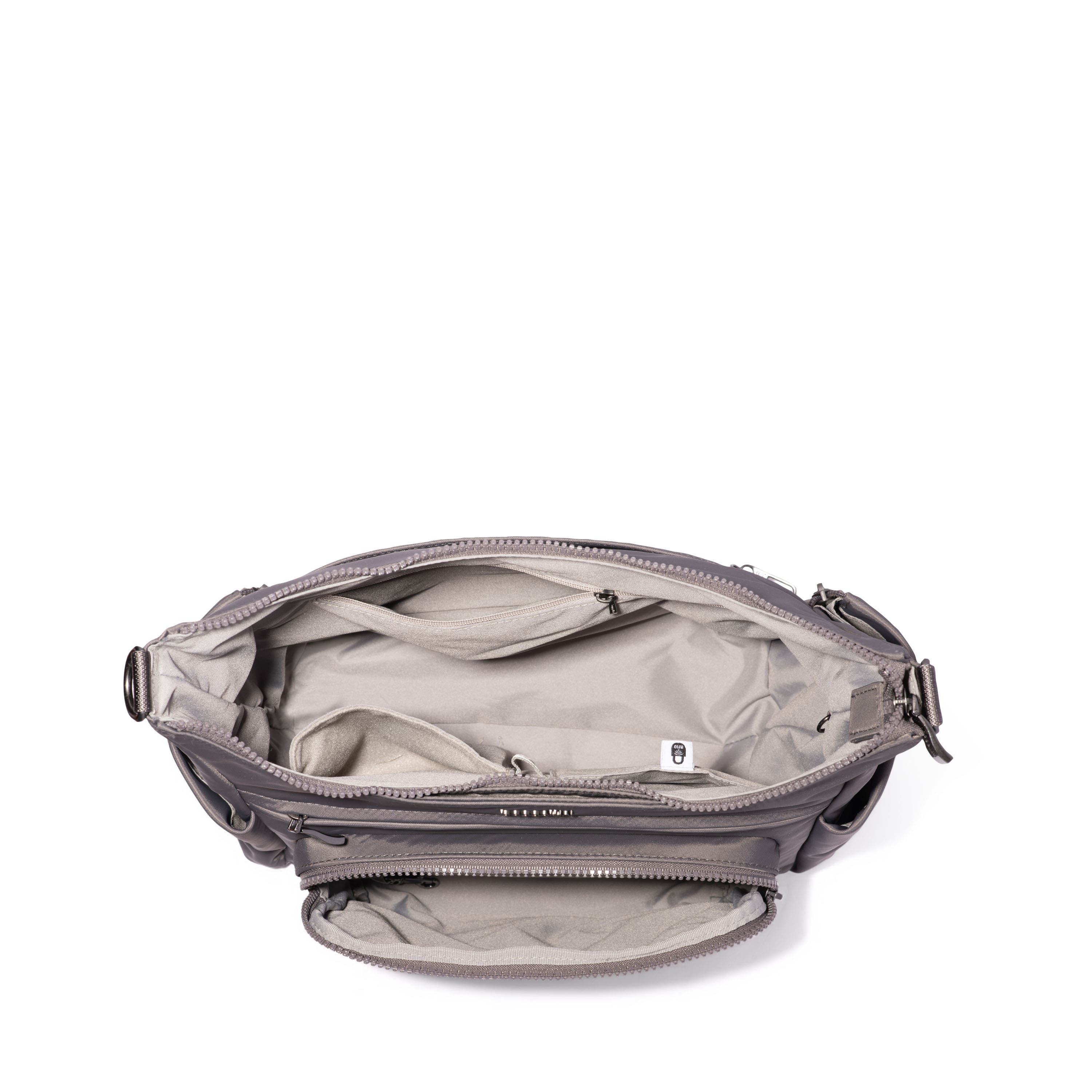 BAGGALLINI Nolita Convertible Hobo, Alternate, color, Smoke Twill