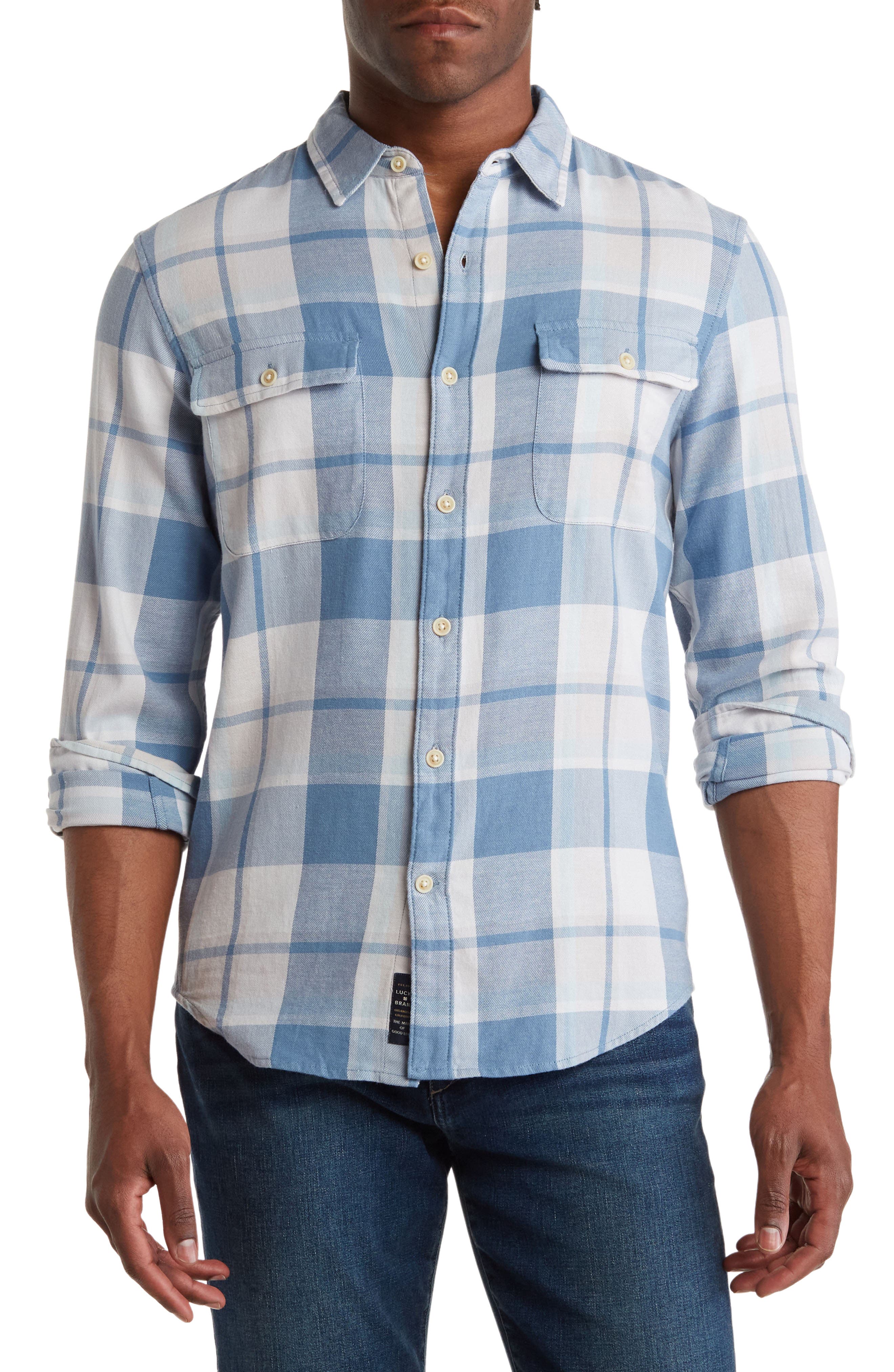 Lucky Brand Humboldt Plaid Workwear Shirt