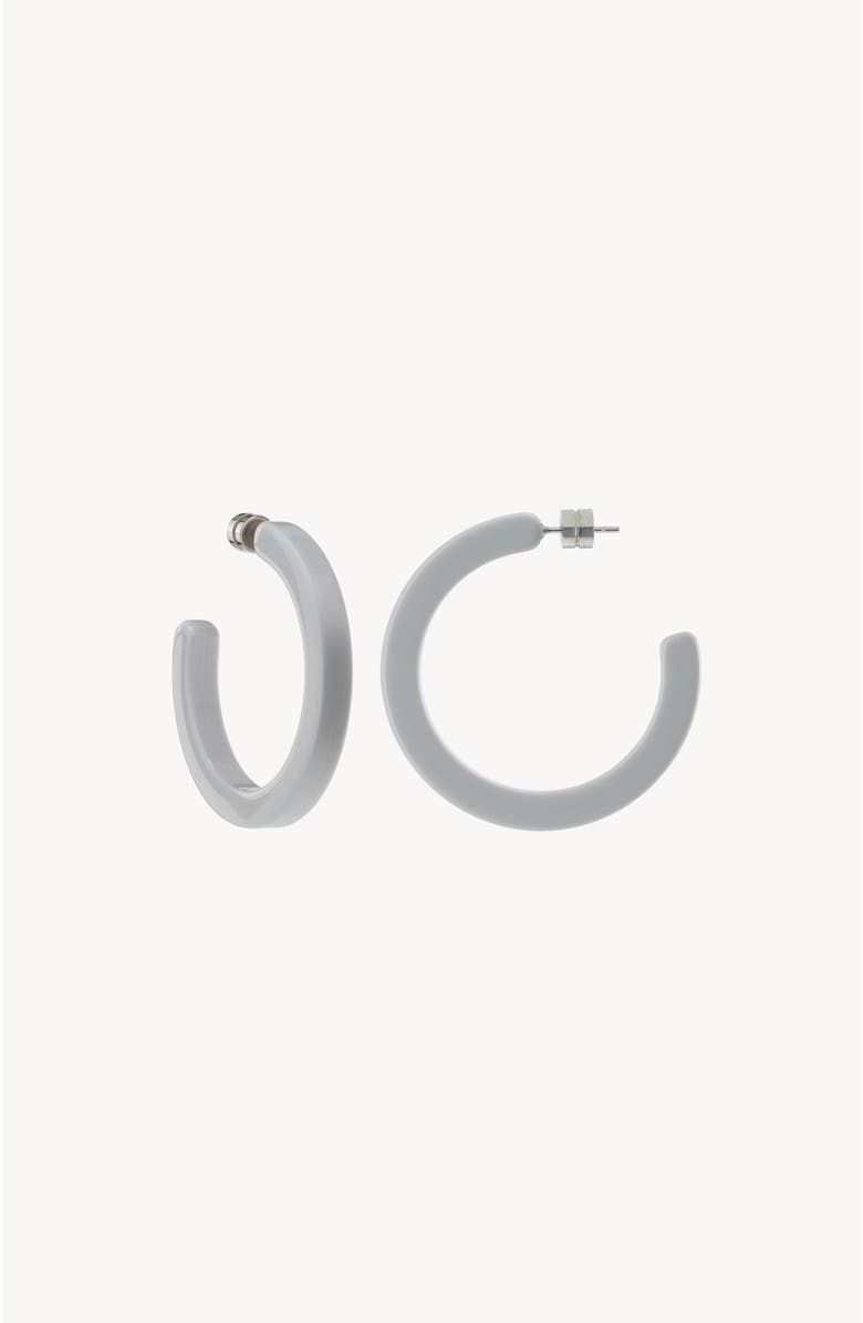 MACHETE Midi Hoops, Main, color, Light Grey