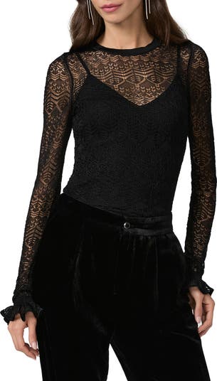 Ciera Lace Trim Top