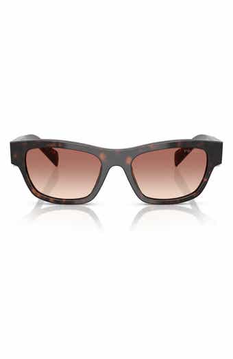 Prada 52mm Butterfly Polarized Sunglasses