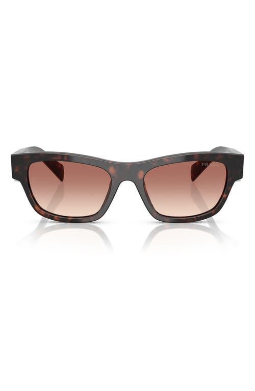 Prada Womens Brown Pr B09s Butterfly-frame Acetate Sunglasses In Bordeaux